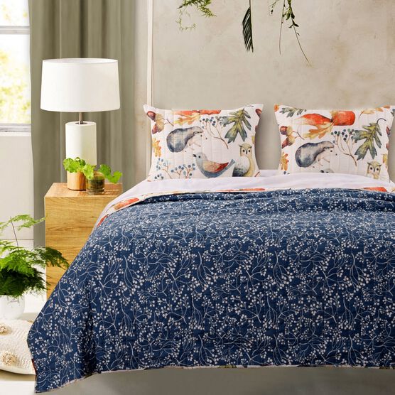 Willow Quilt and Pillow Sham Set, , on-hover image number null