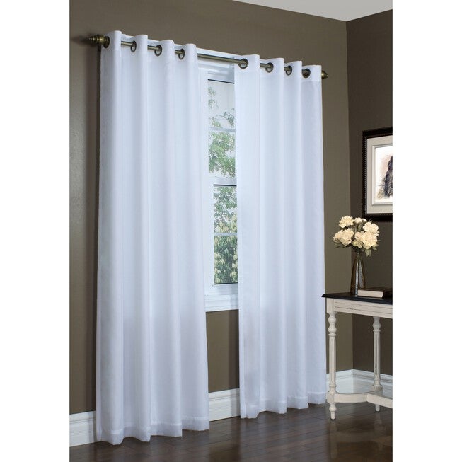 Rhapsody Lined Light Filtering Grommet Curtain Panel, , alternate image number 12