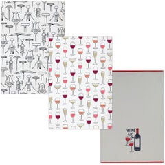 Designer Print Towel Set/3- Farmhouse