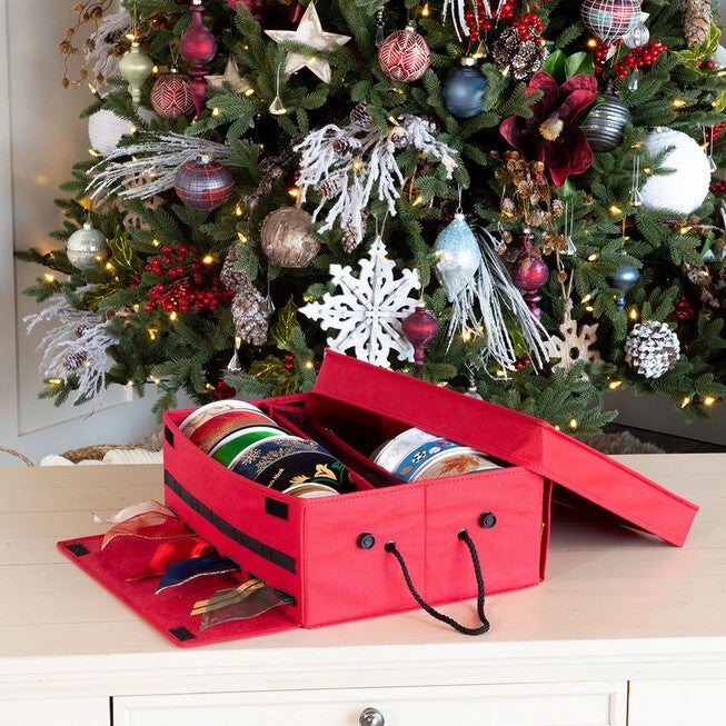 Ribbon Storage Box, RED, hi-res image number 0