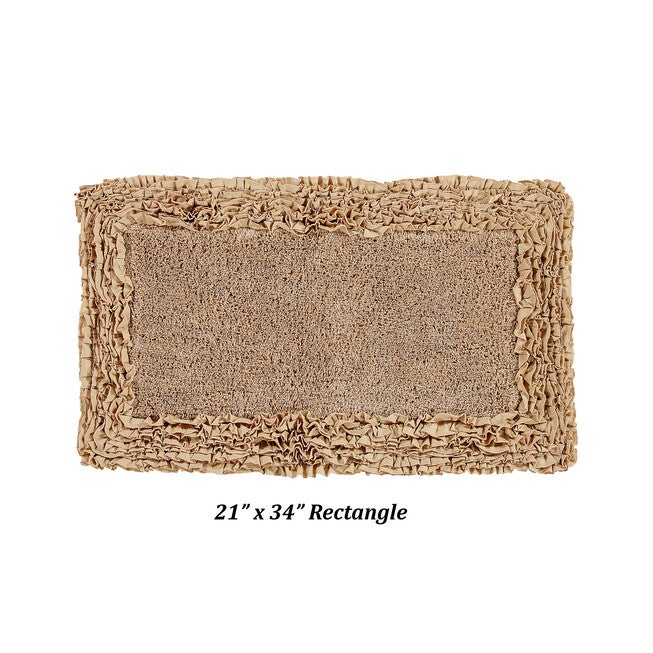 Shaggy Border Bath Rug Mat, 5 Pc Set 39283, , alternate image number 3