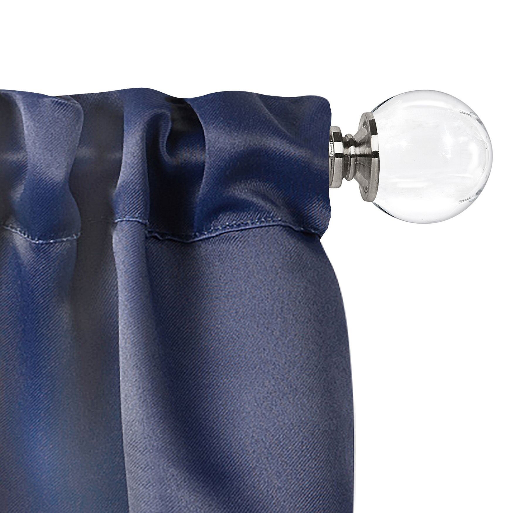 Innovative Decorative Room Darkening Wrap Around Rod & Finial 66-120, , alternate image number 15