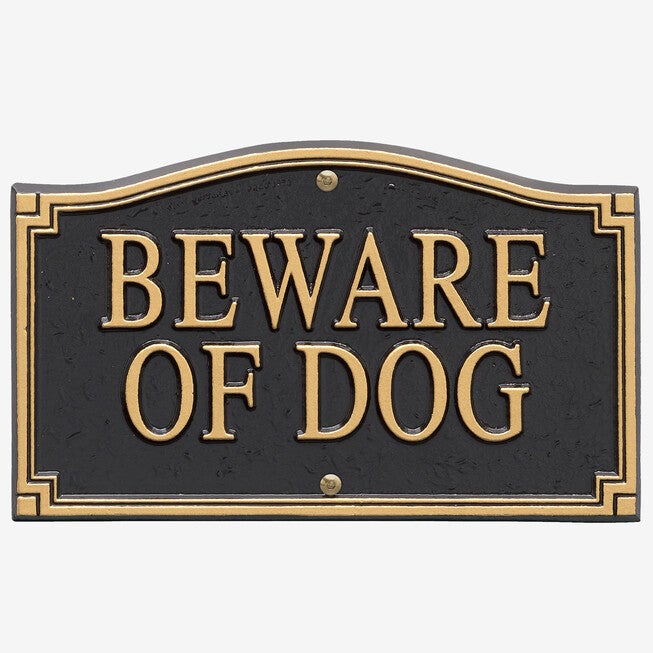 "Beware of Dog" Statement Marker, , on-hover image number null