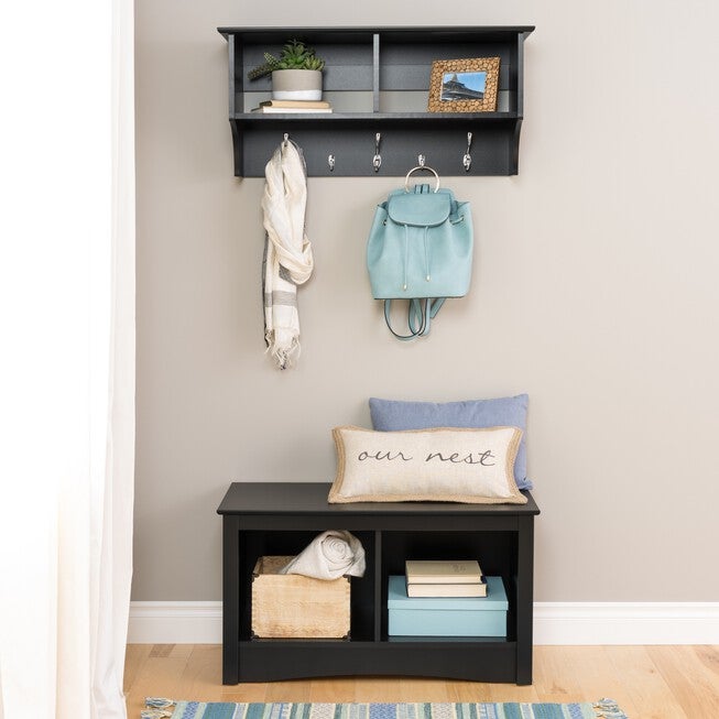 36 inches Wide Hanging Entryway Shelf, , alternate image number null