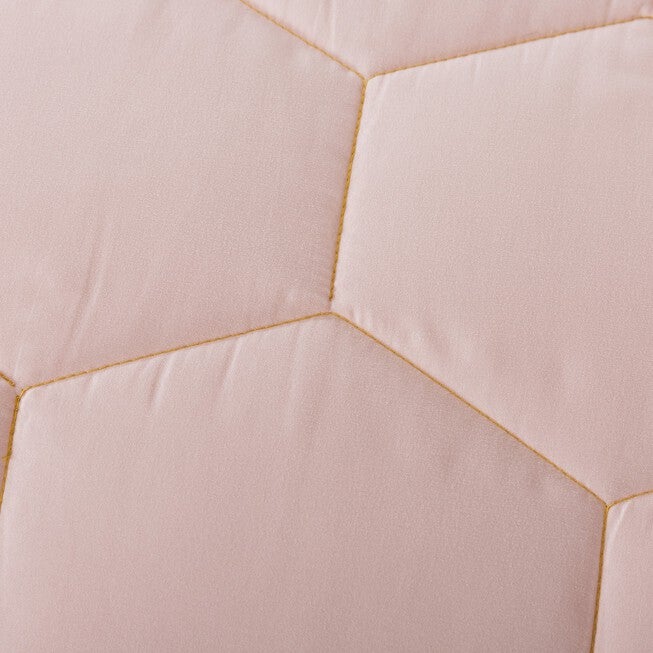 Honeycomb Down Alternative Blanket, Blush/Mustard, , alternate image number 6