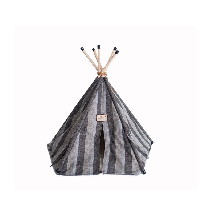 Striped Teepee Cat Dog Bed, , alternate image number null