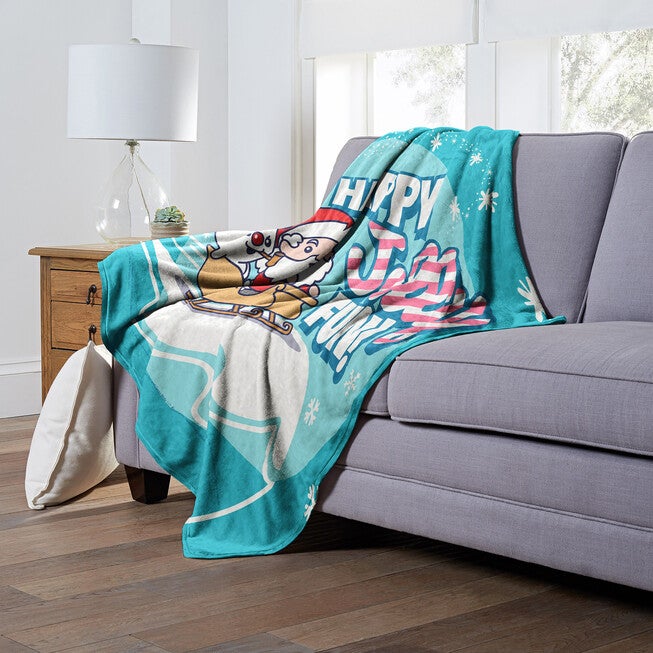 Frosty The Snowman Jolly Fun Silk Touch Throw Blanket, , alternate image number 3