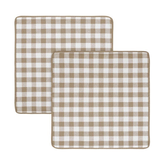 Buffalo Check Throw Pillow Covers - 18-in x 18-in - Set of Two, , alternate image number null