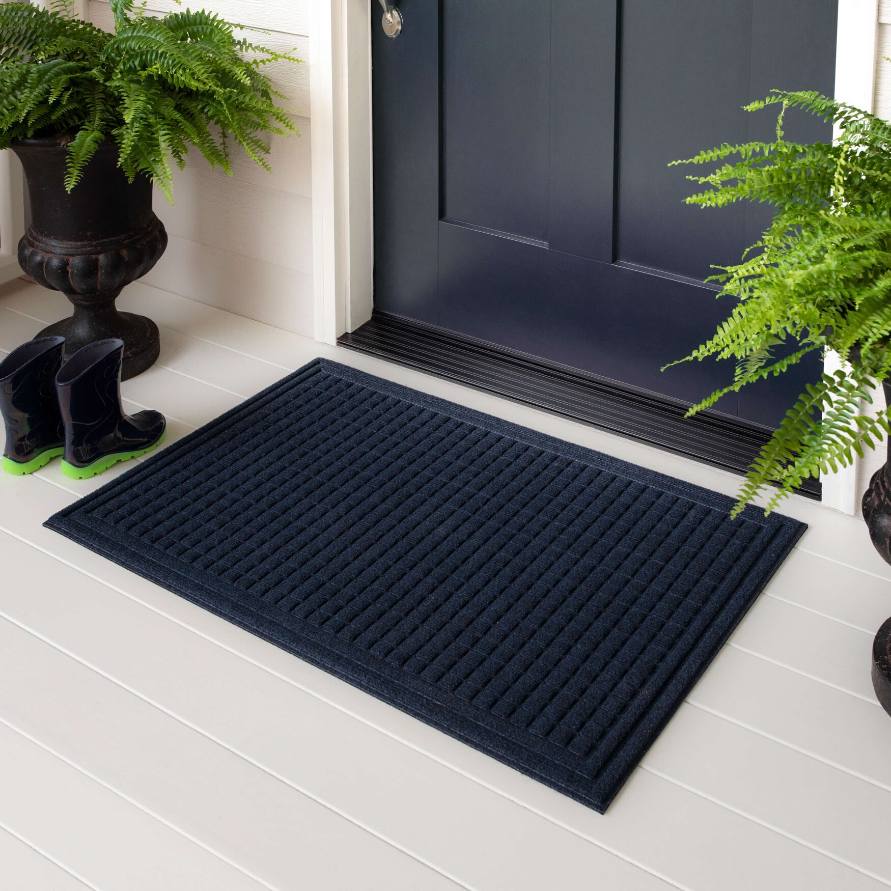 Waffle Grid Impression Door Mat, , alternate image number 9