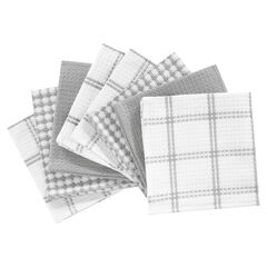 Flat Waffle Dish Cloths, Set Of 8