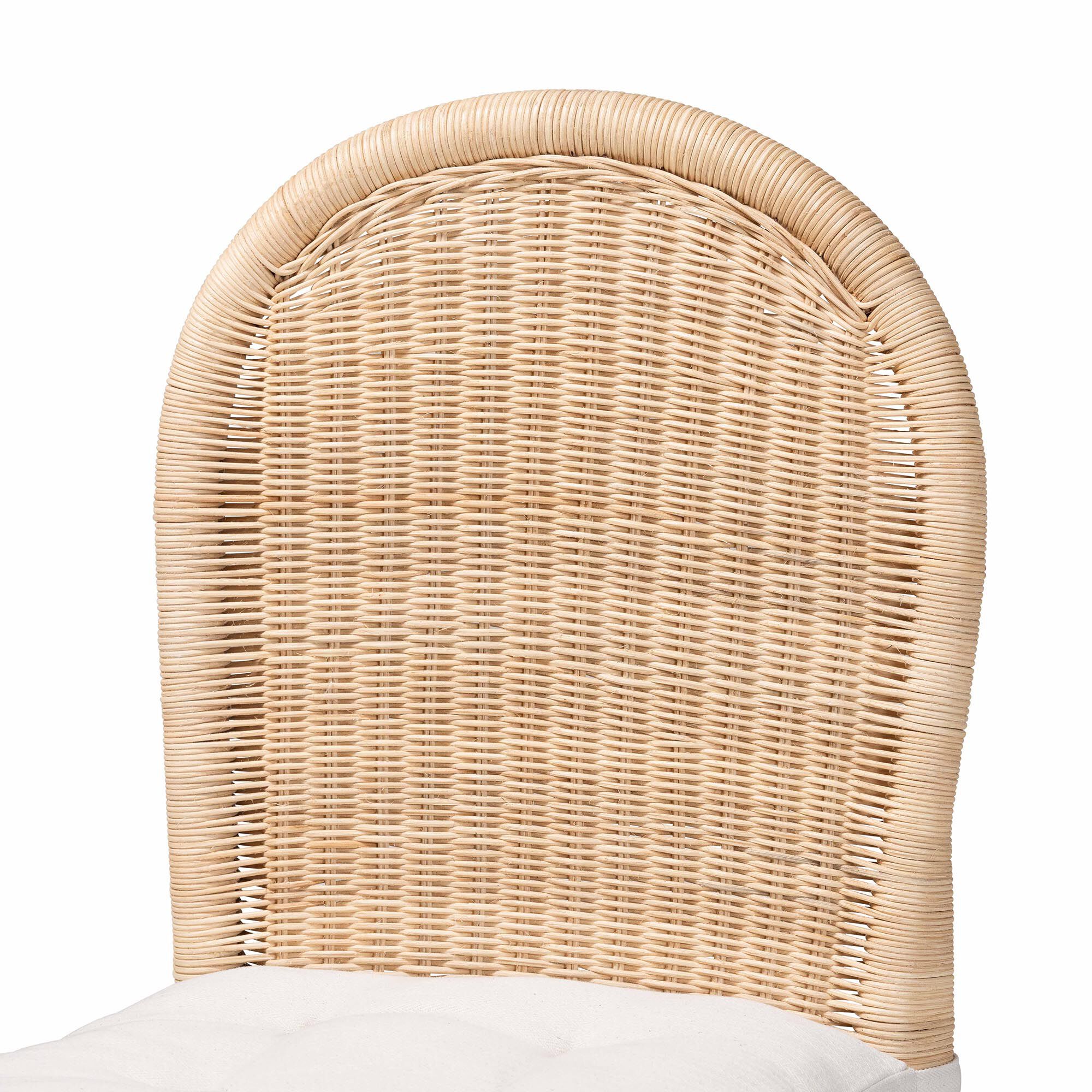Bilu Bohemian Natural Rattan Dining Chair, NATURAL, alternate image number 5