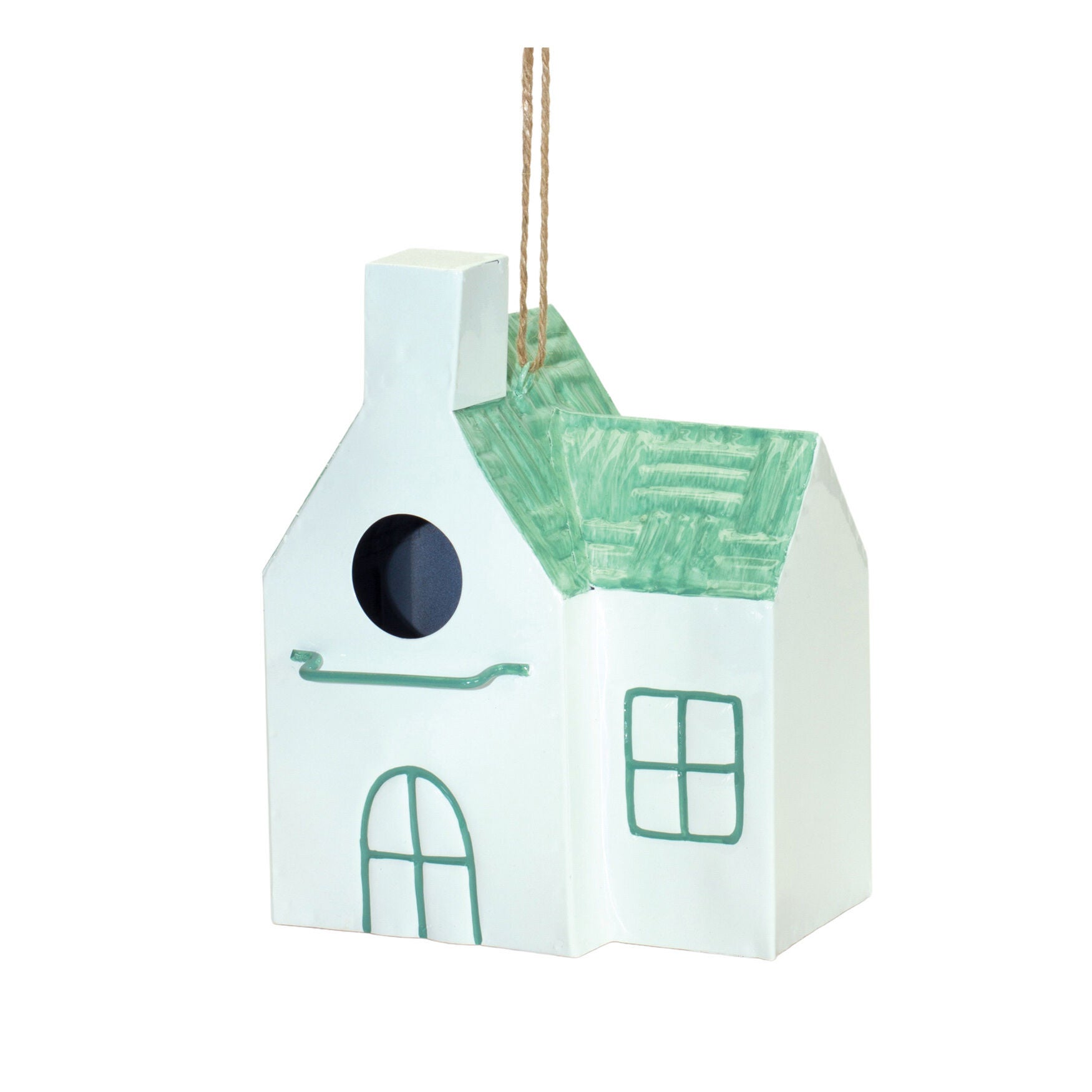 Hanging Metal Bird House Garden D&eacute;cor (Set Of 3), , alternate image number 2