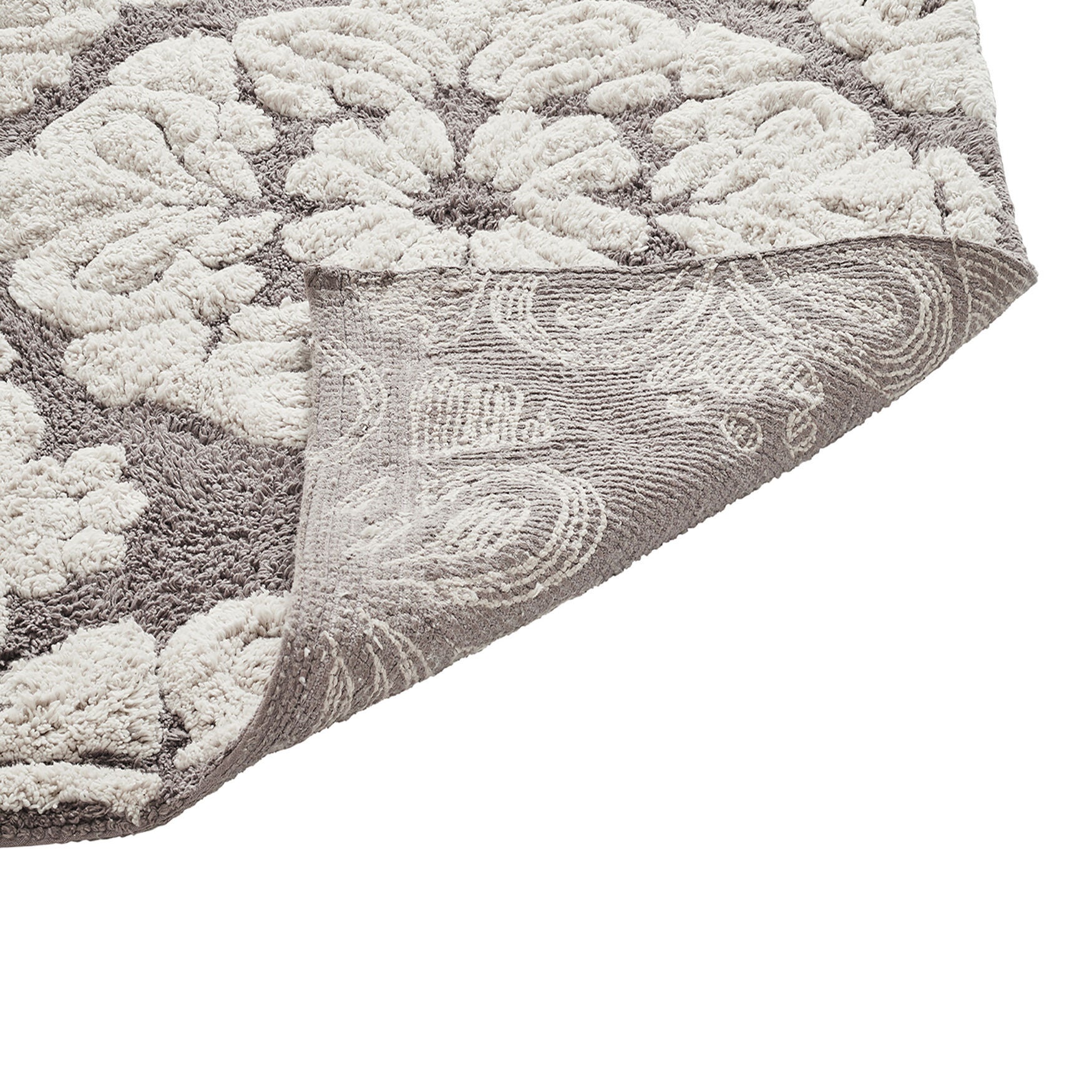 Medallion Collection 100% Cotton 17 inches X 24 inches Rectangle Bath Rug, , alternate image number 1