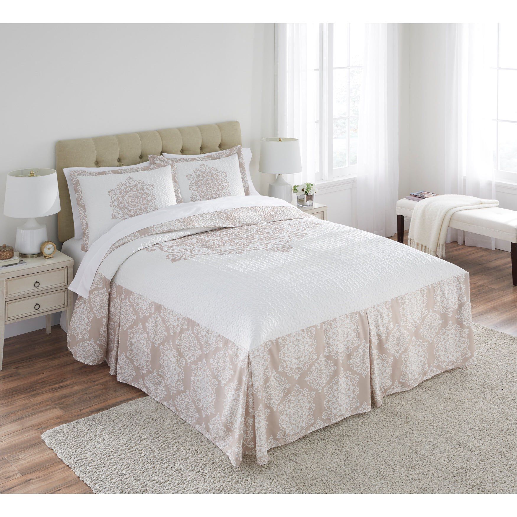 Serena 3-PC Bedding Set, IVORY, hi-res image number 0