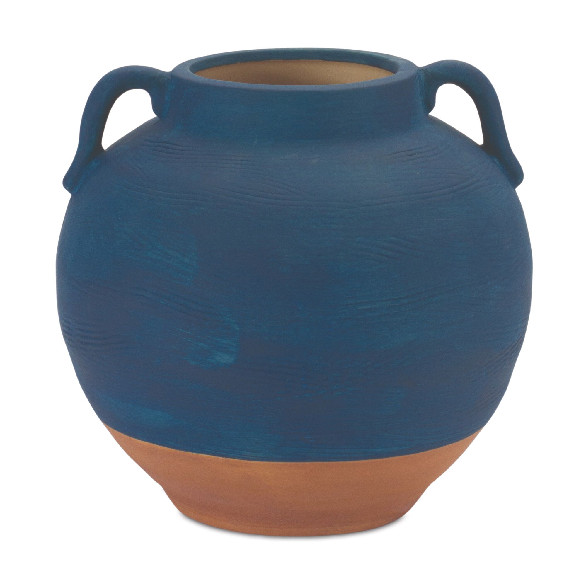 Urn 7 inchesH Ceramic, BLUE, hi-res image number 0