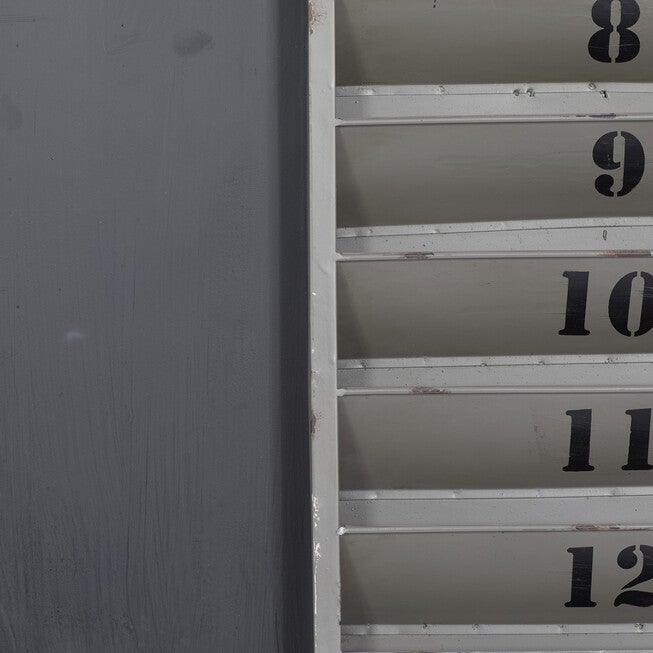 Grey Industrial Memo Board Metal Wall Décor, , alternate image number null