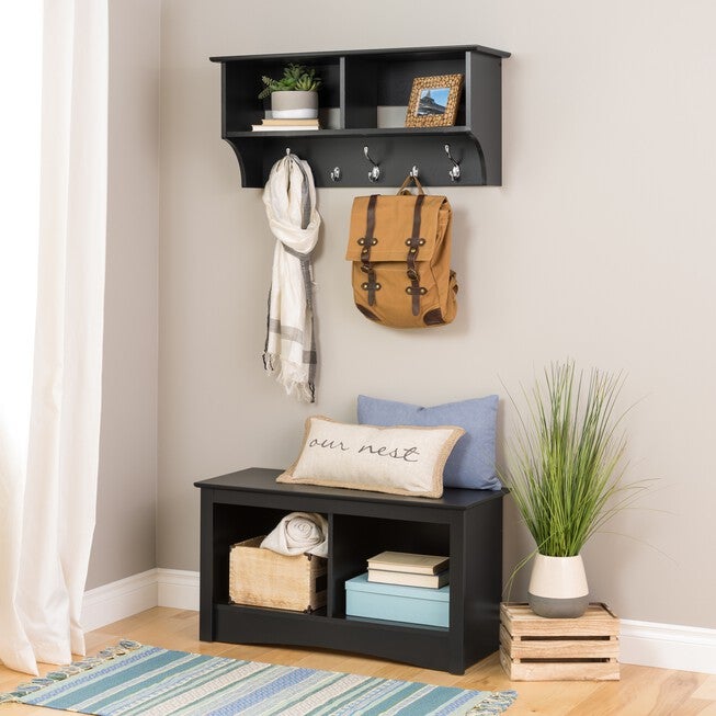 36 inches Wide Hanging Entryway Shelf, , alternate image number null
