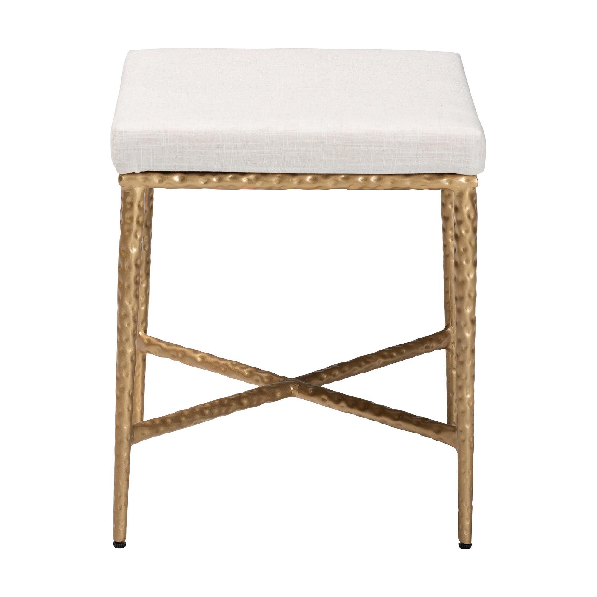 Fumiye Cocktail Ottoman, Rectangle 18 inches, IVORY, alternate image number 3