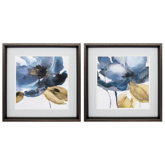 Blue Note Framed Wall Décor, Set Of 2, BLUE, hi-res image number null