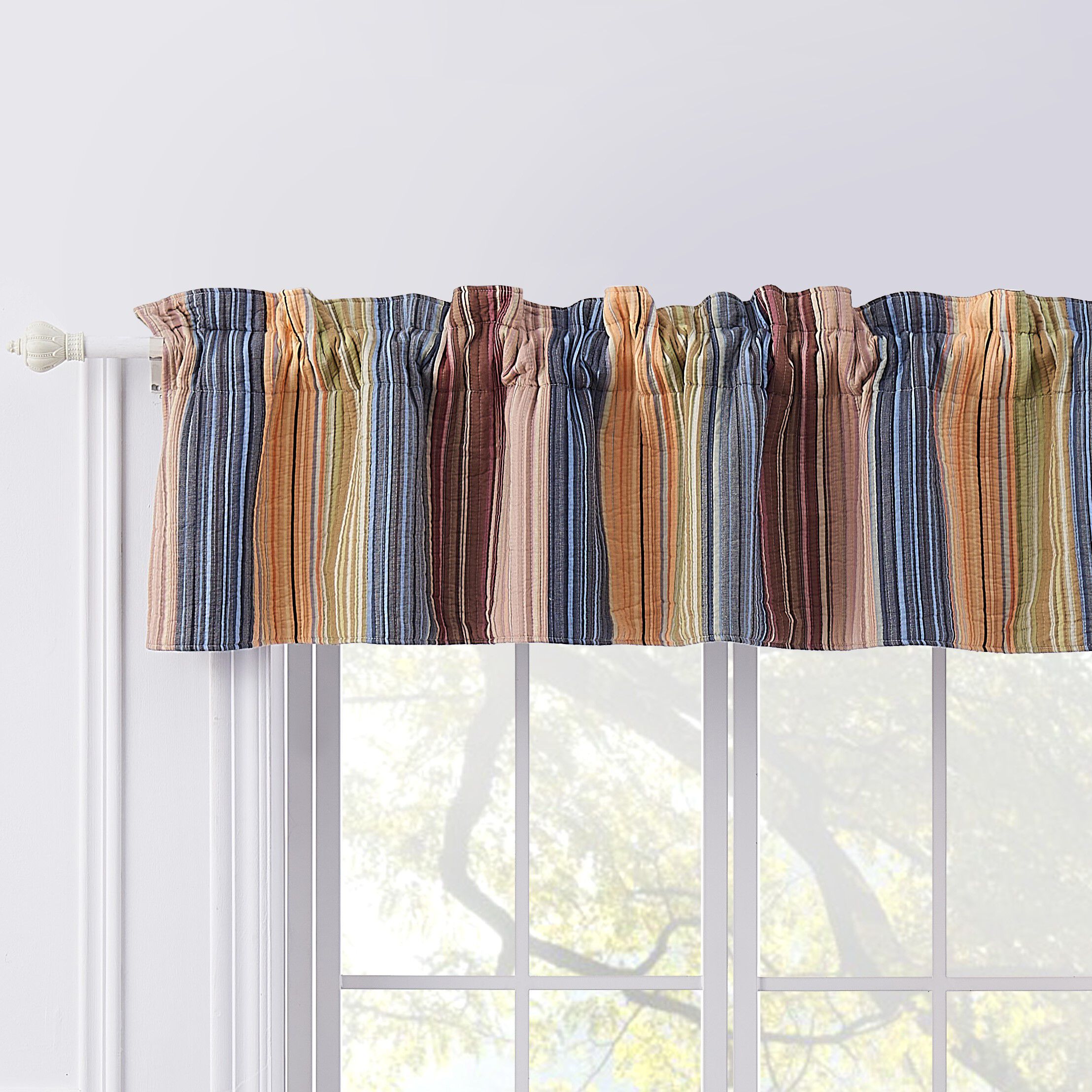 Katy Window Valance Curtains, MULTI, hi-res image number 0