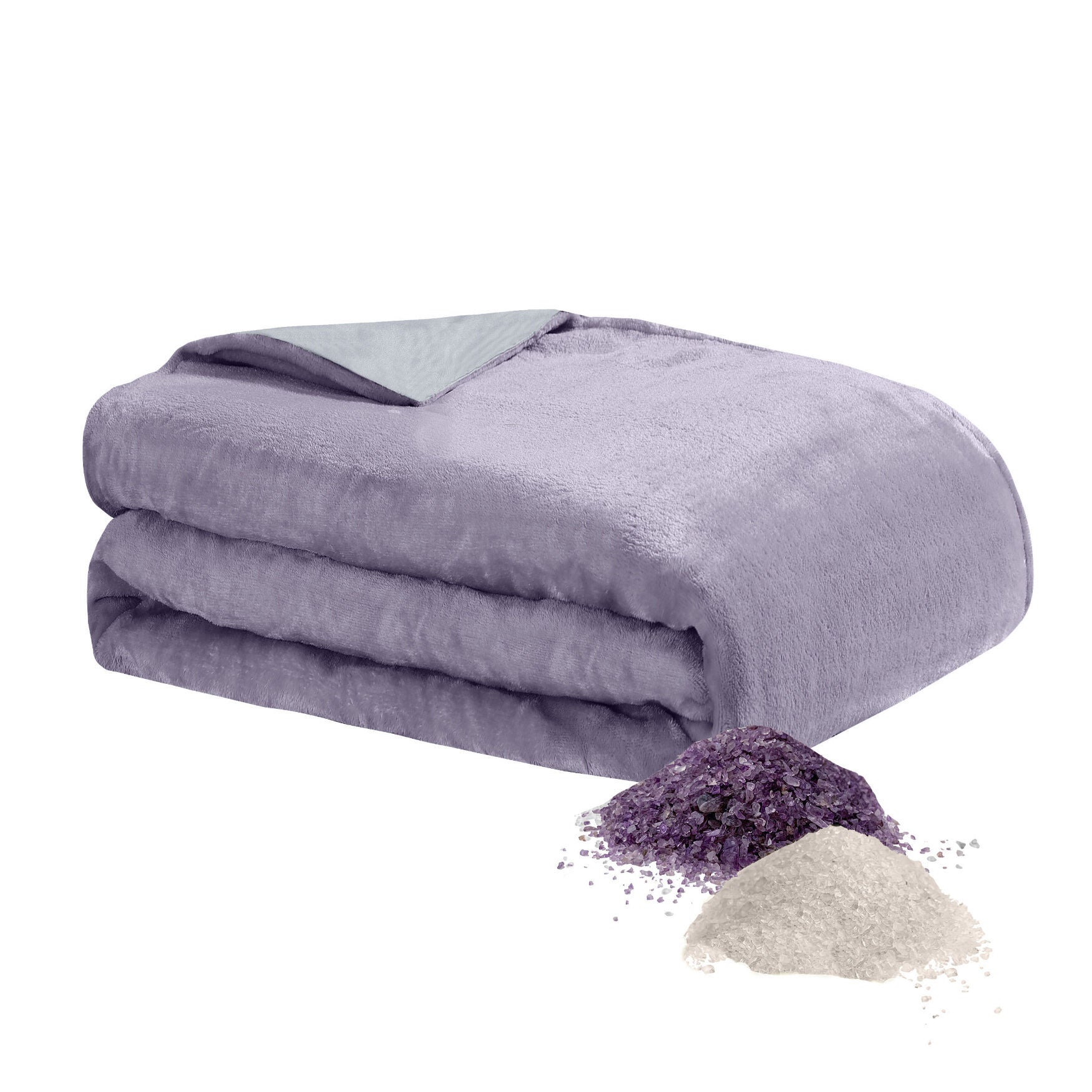 Crystal 15Lb Reversible Cooling Weighted 48X72 Blanket With Removable Cover Weighted Blanket & Cover, , alternate image number 28