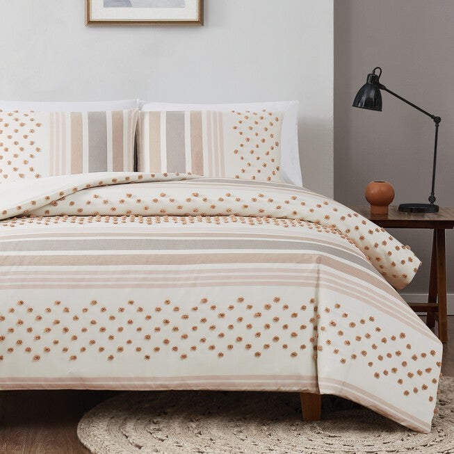 Mia Tufted Textured Comforter Set, , on-hover image number null