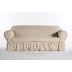 Ruffled 2-Pc. Slipcover, KHAKI, hi-res image number null