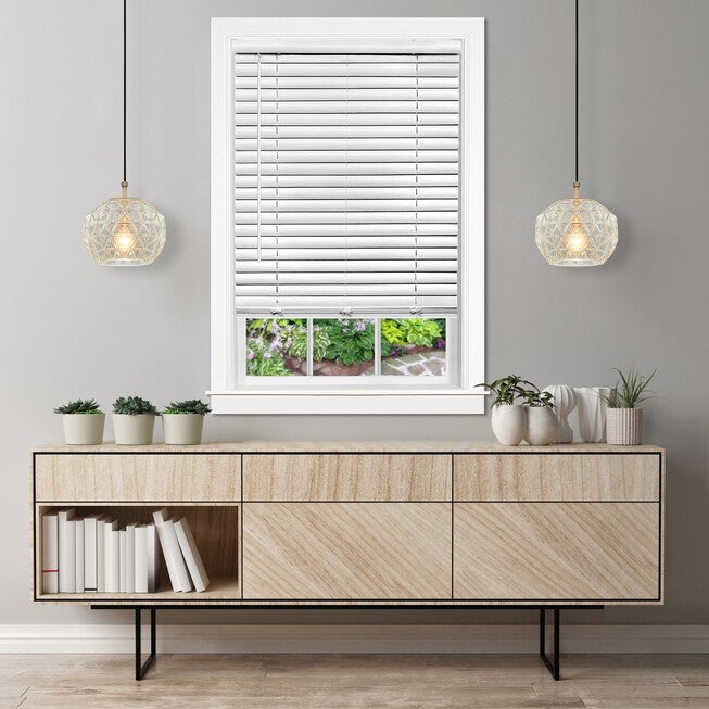Cordless GII Luna 2 inches Vinyl Venetian Blind, WHITE, hi-res image number null