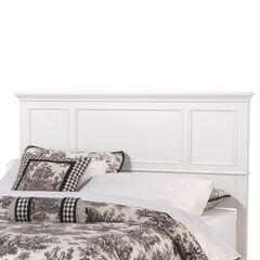 Naples Queen Headboard White Finish