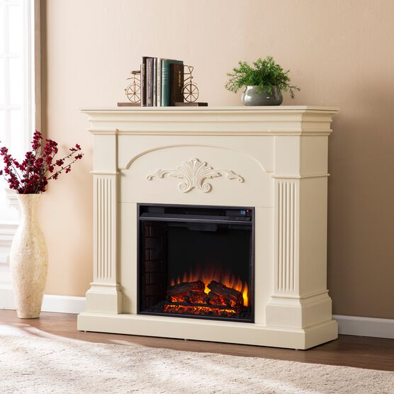 Sicilian Harvest Electric Fireplace, IVORY, hi-res image number null