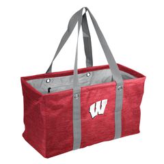 Wisconsin Crosshatch Picnic Caddy Bags