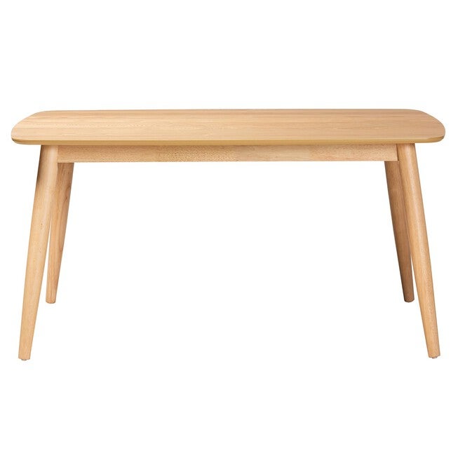 Flora Mid-Century Modern Black Finished Wood Dining Table, , alternate image number 9