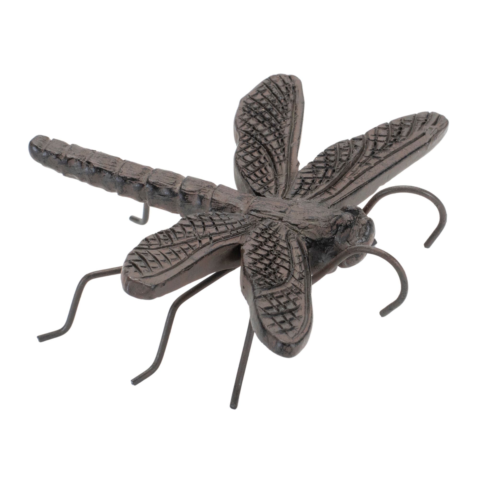 Dragonfly and Butterfly Insect Pot Sitter (Set of 12), BROWN, alternate image number 1