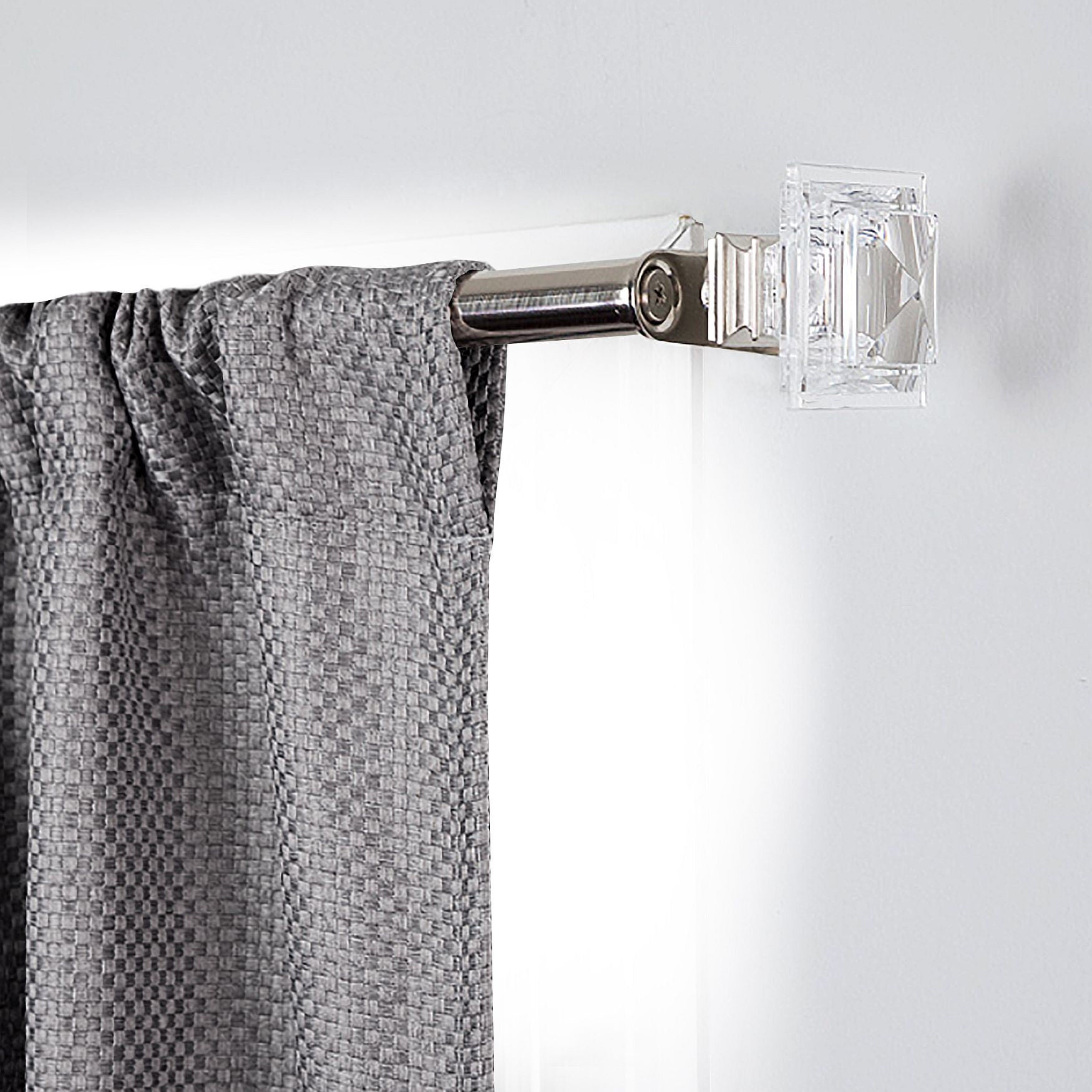 Innovative Decorative Room Darkening Wrap Around Rod & Finial 66-120, , alternate image number 8