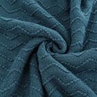 Battilo Home Lightweight Throw Blanket Textured Solid Soft Sofa Couch Cover Decorative Knitted Blanket 50" x 60", , alternate image number null