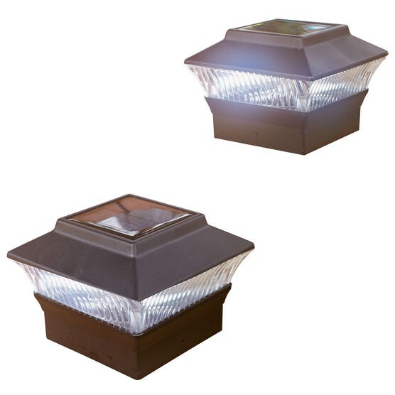 Solar Fence Post Light, , on-hover image number null