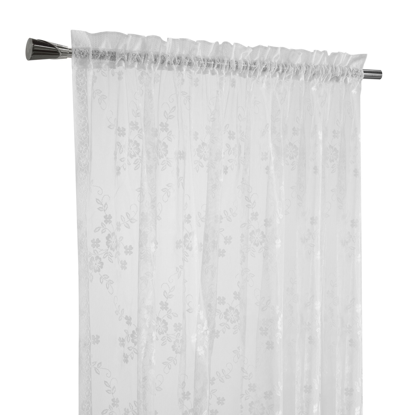 Mona Lisa Sheer Rod Pocket Curtain Panel, , alternate image number 9