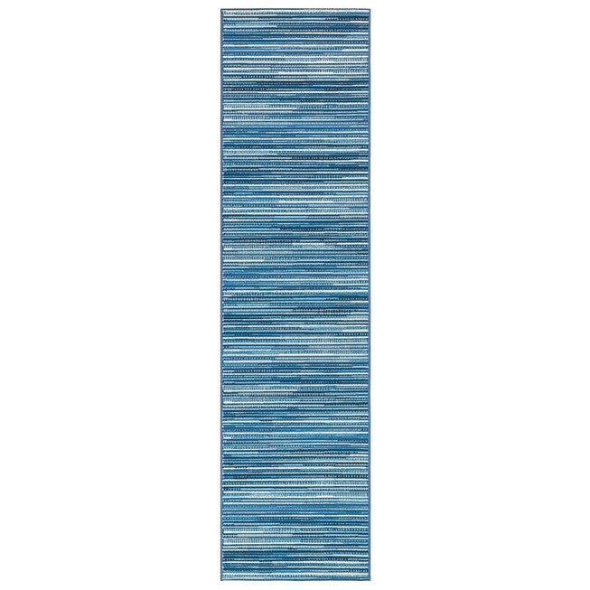 Liora Manne Marina Stripes Indoor/Outdoor Rug 23 inchesX7 feet 6 inches, , alternate image number null