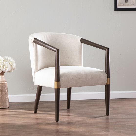 Exmont Upholstered Accent Chair, CREAM, hi-res image number null