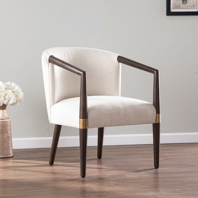 Exmont Upholstered Accent Chair, CREAM, hi-res image number 0