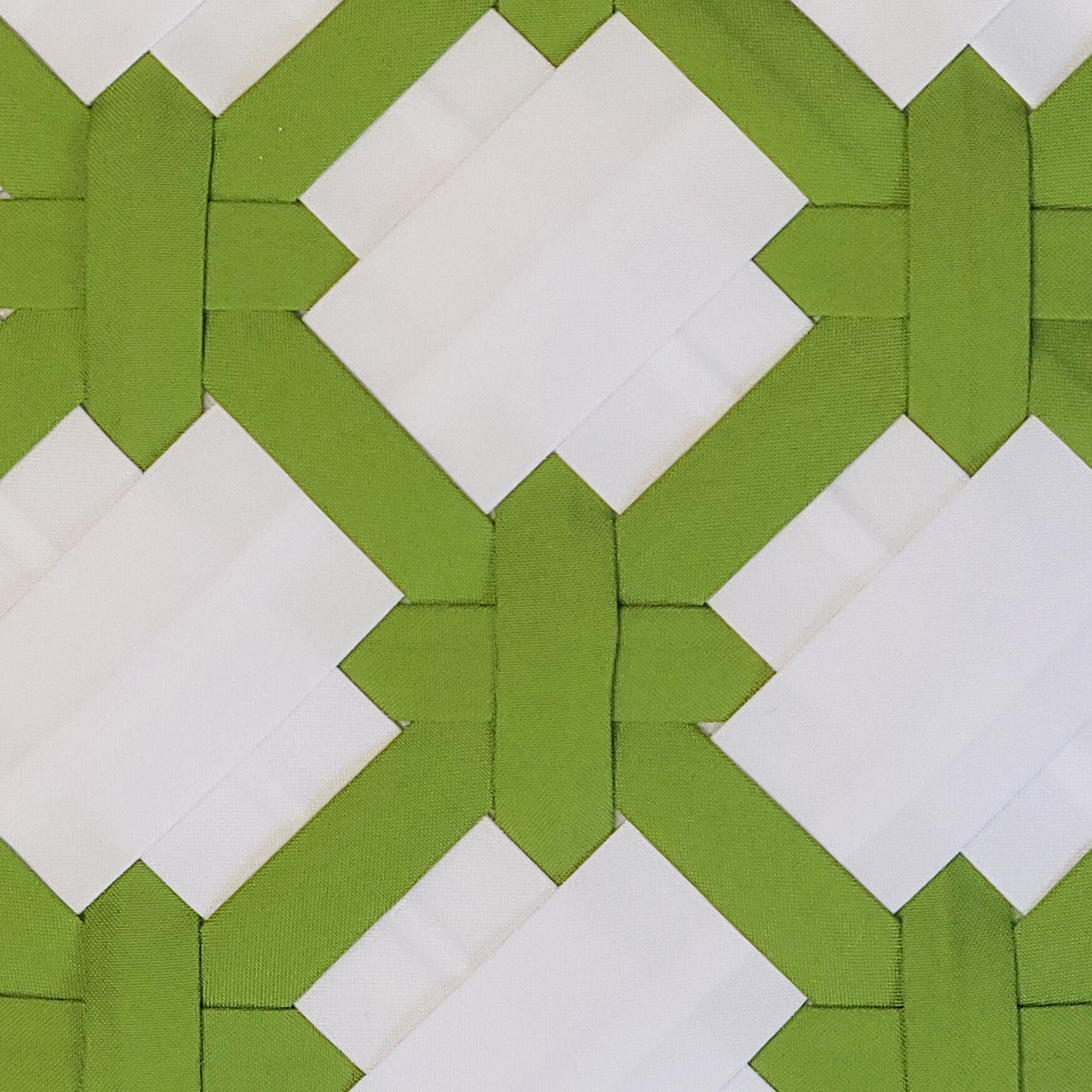 Indoor/Outdoor 2-Tone Intricate Woven Decorative Throw Pillow 18X18, Leaf/White, , alternate image number 4