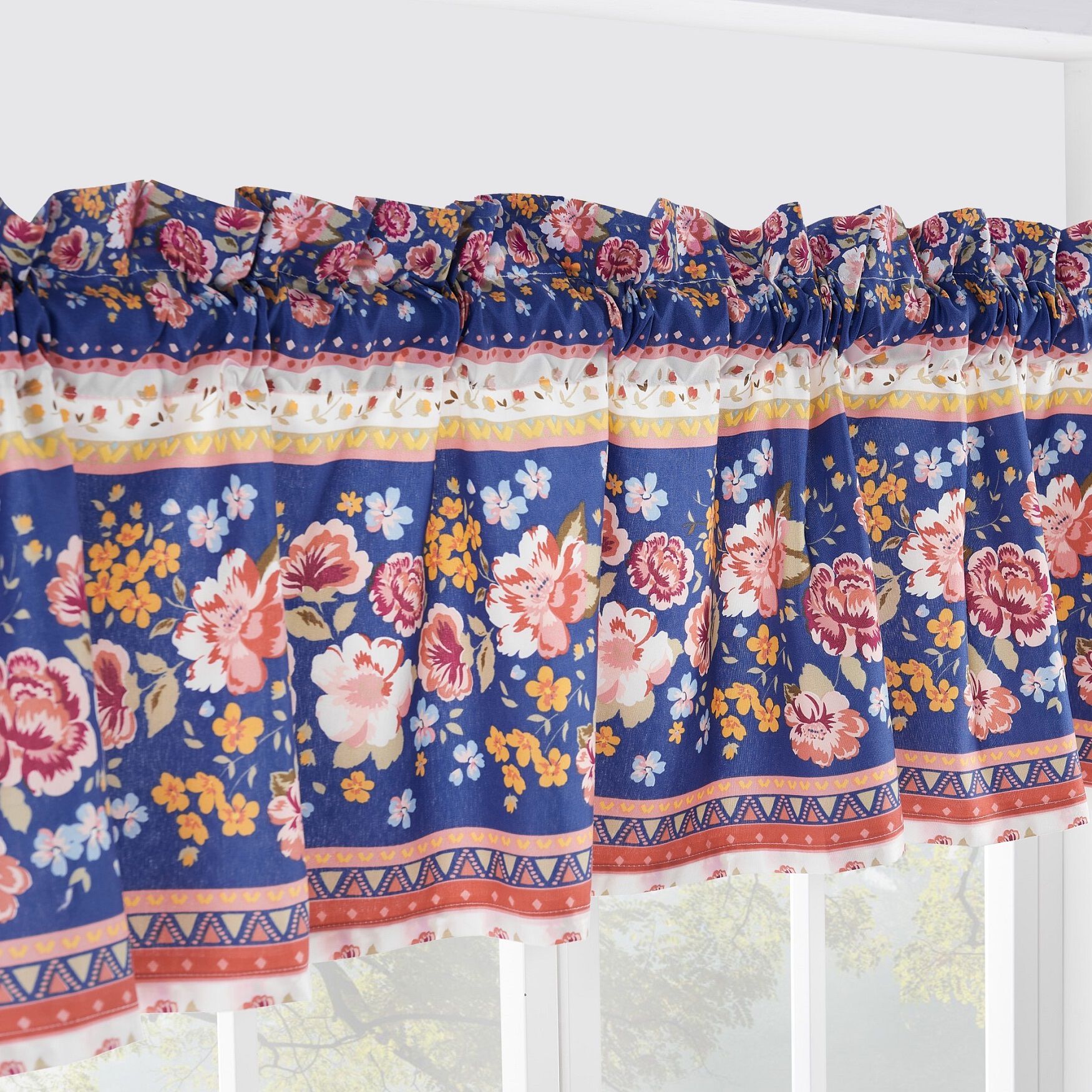 Marsha Window Treatment Valance Curtains, , on-hover image number 1