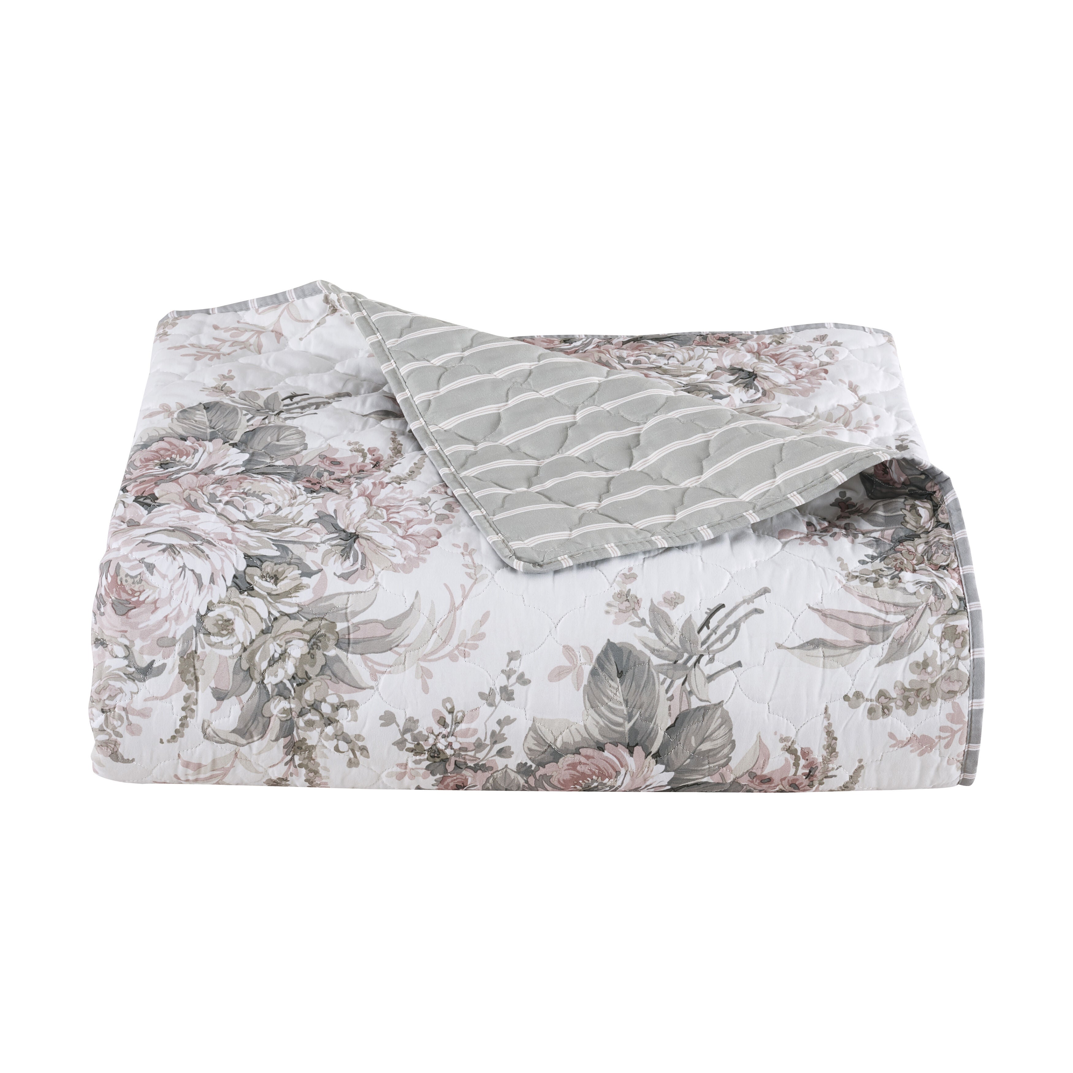 Estelle Blush 3 Piece Quilt Set, BLUSH, alternate image number 2