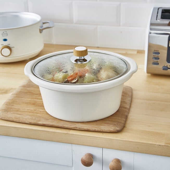 Swan 3.5L Nordic Slow Cooker - White, , alternate image number 5