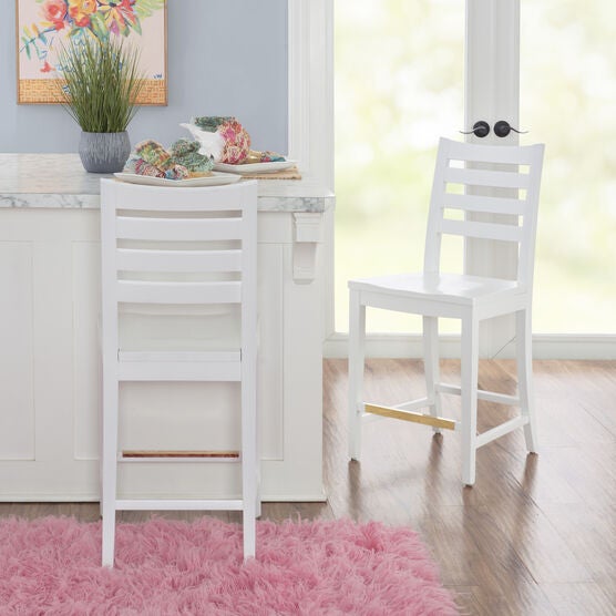 Flynn Counter Stool White Set of 2, , alternate image number null