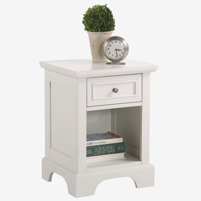 Naples White Night Stand, WHITE, hi-res image number null