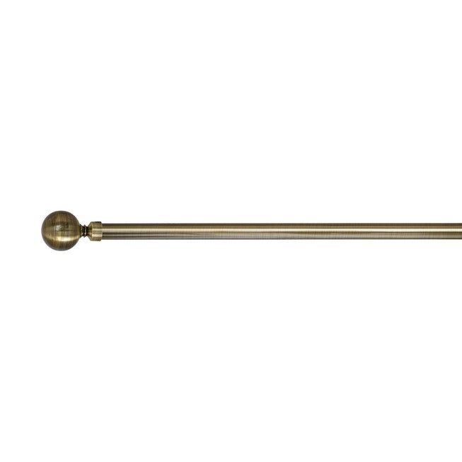 Versailles' Lexington Ball Rod Set (48in - 86in), BRASS, hi-res image number null