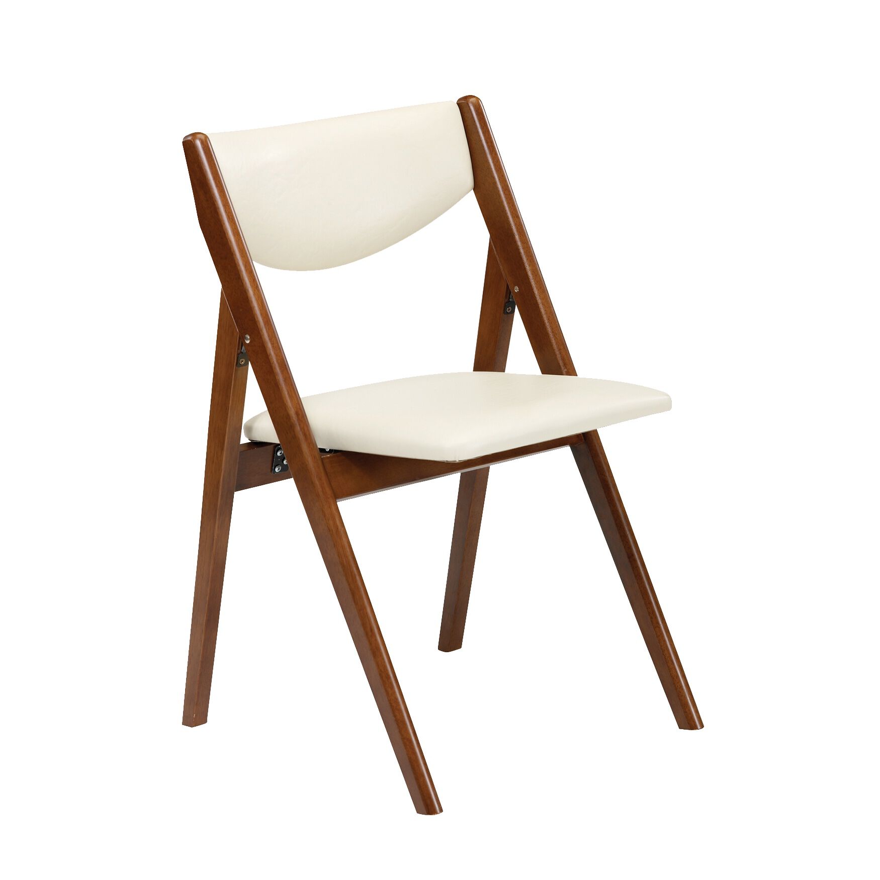 Comfort Wood Folding Chairs, Set Of 2, FRUITWOOD, hi-res image number 0