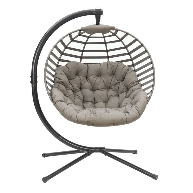 Modern Hanging Ball Chair with Stand, , alternate image number 3