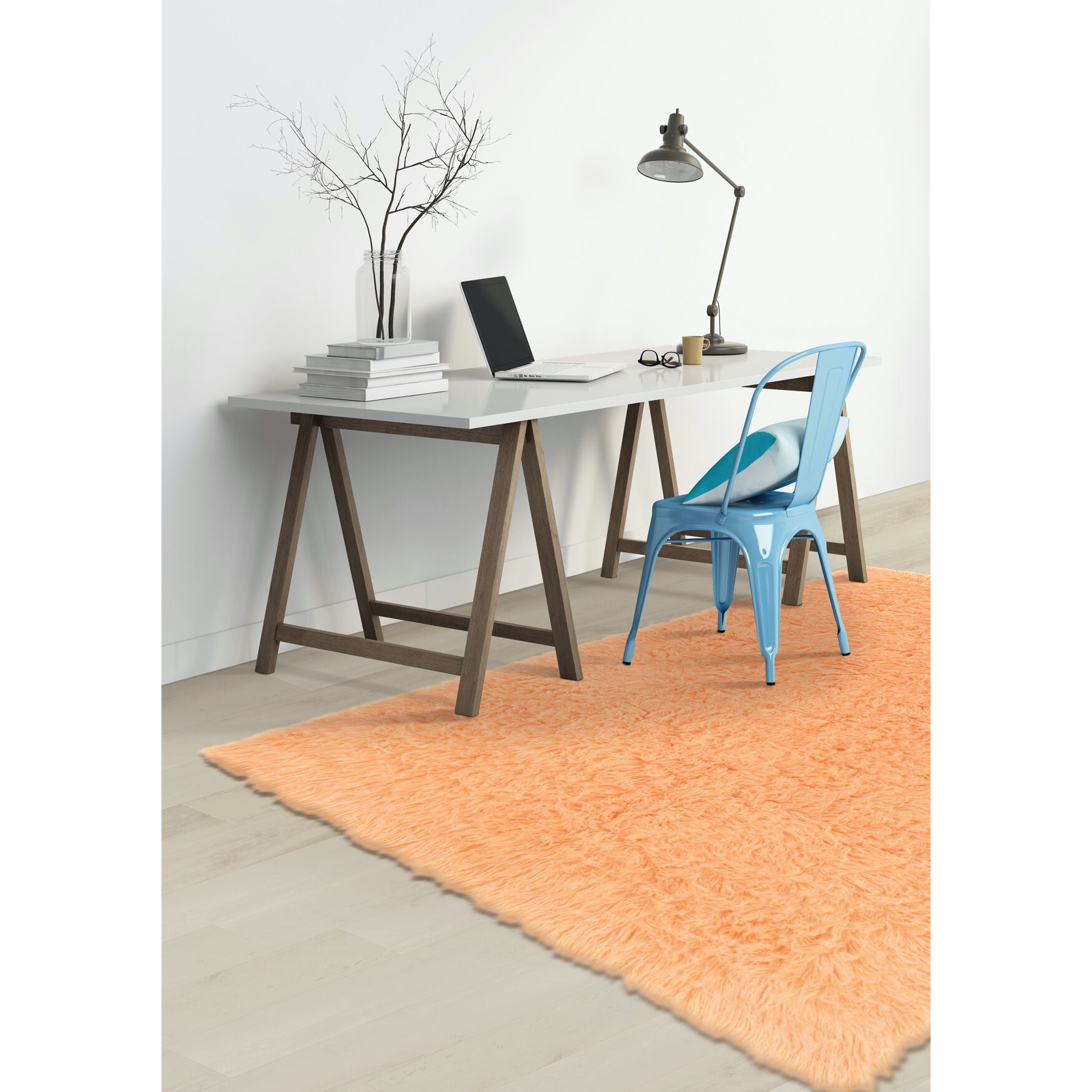 Flokati Sherbet Rug, , alternate image number 4